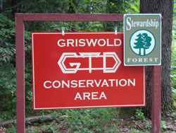 Griswold Trail Sign