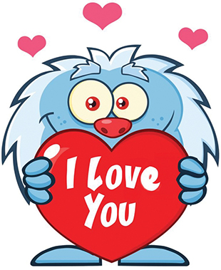Yeti Valentine